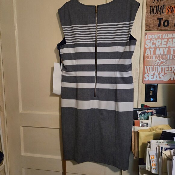 New Tommy Hilfiger Striped Sleeveless Dress SZ 16 - Picture 2 of 2